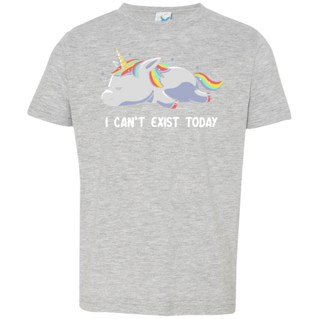 T-Shirts Heather Grey / 2T I Can't Exist Today Toddler Premium T-Shirt