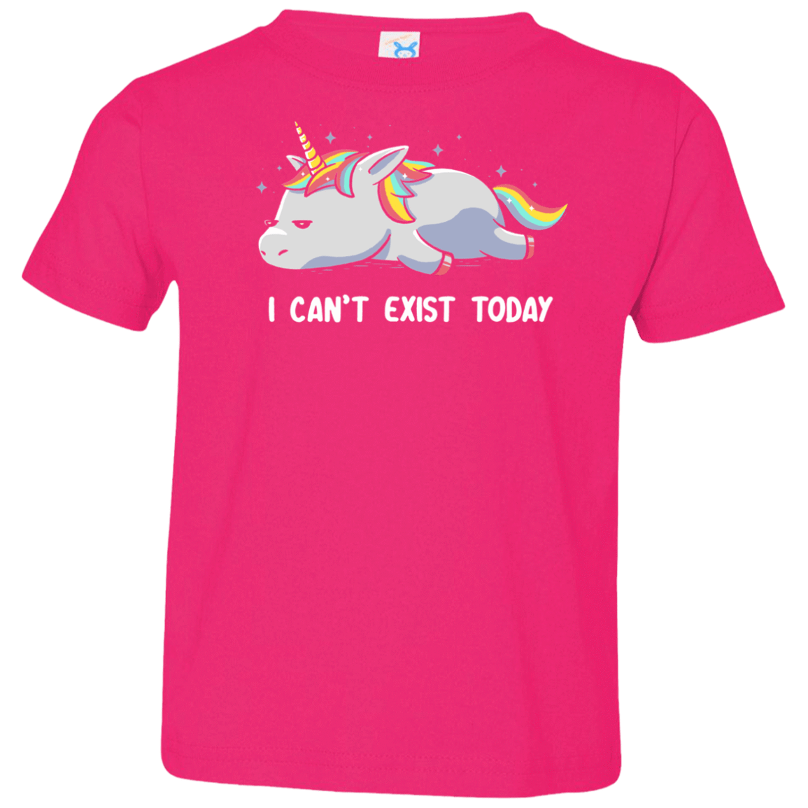T-Shirts Hot Pink / 2T I Can't Exist Today Toddler Premium T-Shirt