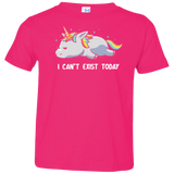 T-Shirts Hot Pink / 2T I Can't Exist Today Toddler Premium T-Shirt