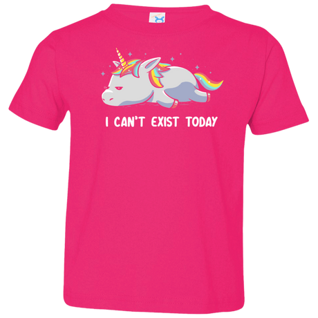 T-Shirts Hot Pink / 2T I Can't Exist Today Toddler Premium T-Shirt