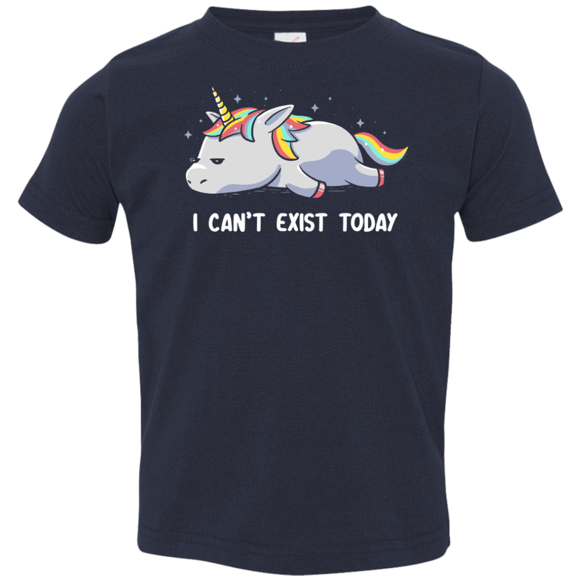 T-Shirts Navy / 2T I Can't Exist Today Toddler Premium T-Shirt
