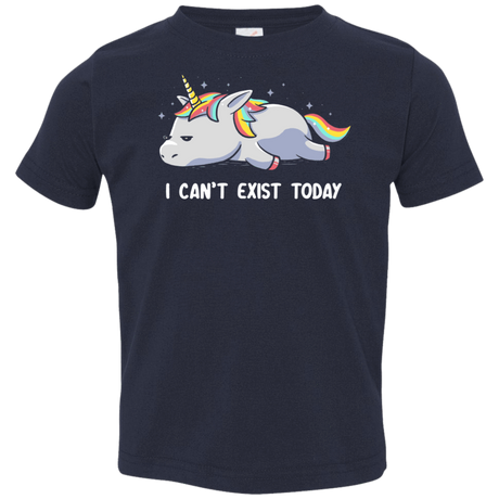 T-Shirts Navy / 2T I Can't Exist Today Toddler Premium T-Shirt