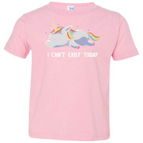 T-Shirts Pink / 2T I Can't Exist Today Toddler Premium T-Shirt