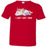 T-Shirts Red / 2T I Can't Exist Today Toddler Premium T-Shirt