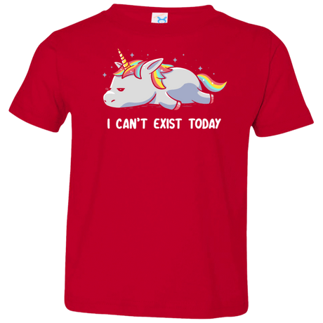 T-Shirts Red / 2T I Can't Exist Today Toddler Premium T-Shirt