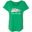 T-Shirts Envy / X-Small I Can't Exist Today Triblend Dolman Sleeve
