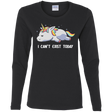 T-Shirts Black / S I Can't Exist Today Women's Long Sleeve T-Shirt