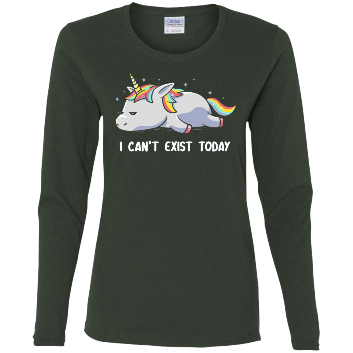 T-Shirts Forest / S I Can't Exist Today Women's Long Sleeve T-Shirt