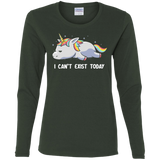 T-Shirts Forest / S I Can't Exist Today Women's Long Sleeve T-Shirt