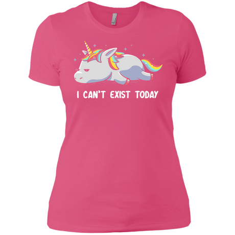 T-Shirts Hot Pink / X-Small I Can't Exist Today Women's Premium T-Shirt