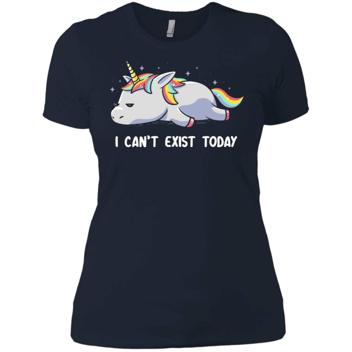 T-Shirts Midnight Navy / X-Small I Can't Exist Today Women's Premium T-Shirt