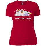T-Shirts Red / X-Small I Can't Exist Today Women's Premium T-Shirt