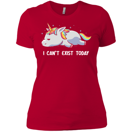 T-Shirts Red / X-Small I Can't Exist Today Women's Premium T-Shirt