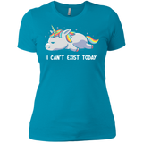 T-Shirts Turquoise / X-Small I Can't Exist Today Women's Premium T-Shirt