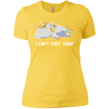T-Shirts Vibrant Yellow / X-Small I Can't Exist Today Women's Premium T-Shirt