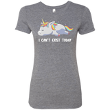T-Shirts Premium Heather / S I Can't Exist Today Women's Triblend T-Shirt