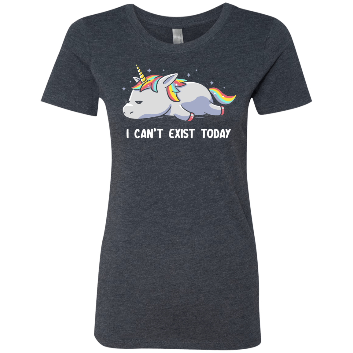 T-Shirts Vintage Navy / S I Can't Exist Today Women's Triblend T-Shirt