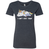 T-Shirts Vintage Navy / S I Can't Exist Today Women's Triblend T-Shirt