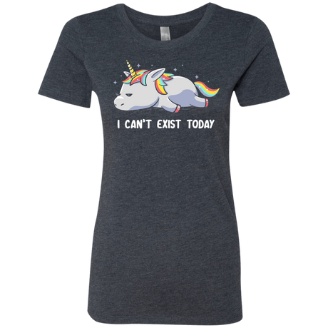 T-Shirts Vintage Navy / S I Can't Exist Today Women's Triblend T-Shirt