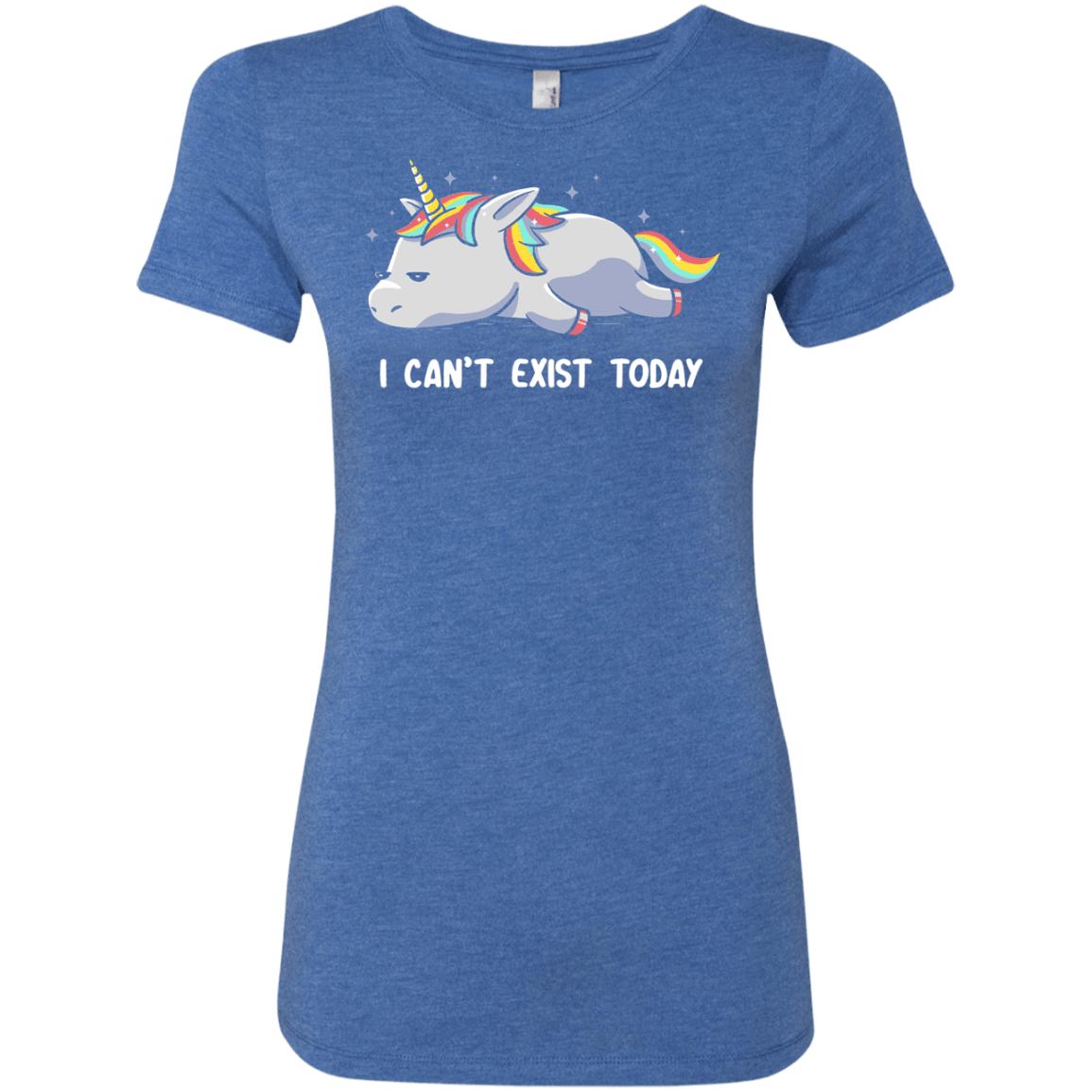 T-Shirts Vintage Royal / S I Can't Exist Today Women's Triblend T-Shirt