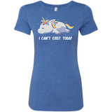 T-Shirts Vintage Royal / S I Can't Exist Today Women's Triblend T-Shirt