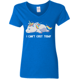 T-Shirts Royal / S I Can't Exist Today Women's V-Neck T-Shirt