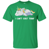 T-Shirts Irish Green / YXS I Can't Exist Today Youth T-Shirt