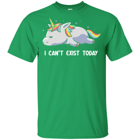 T-Shirts Irish Green / YXS I Can't Exist Today Youth T-Shirt