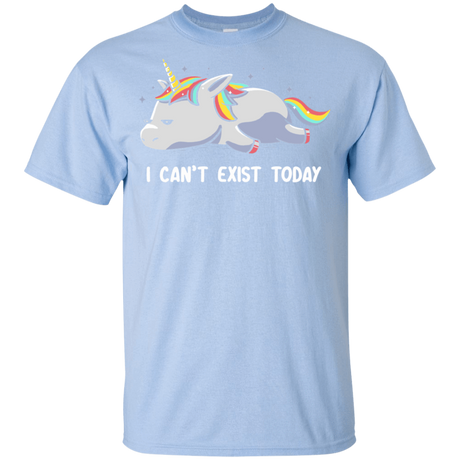 T-Shirts Light Blue / YXS I Can't Exist Today Youth T-Shirt