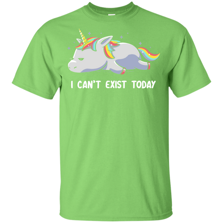 T-Shirts Lime / YXS I Can't Exist Today Youth T-Shirt