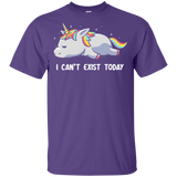 T-Shirts Purple / YXS I Can't Exist Today Youth T-Shirt
