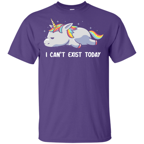 T-Shirts Purple / YXS I Can't Exist Today Youth T-Shirt