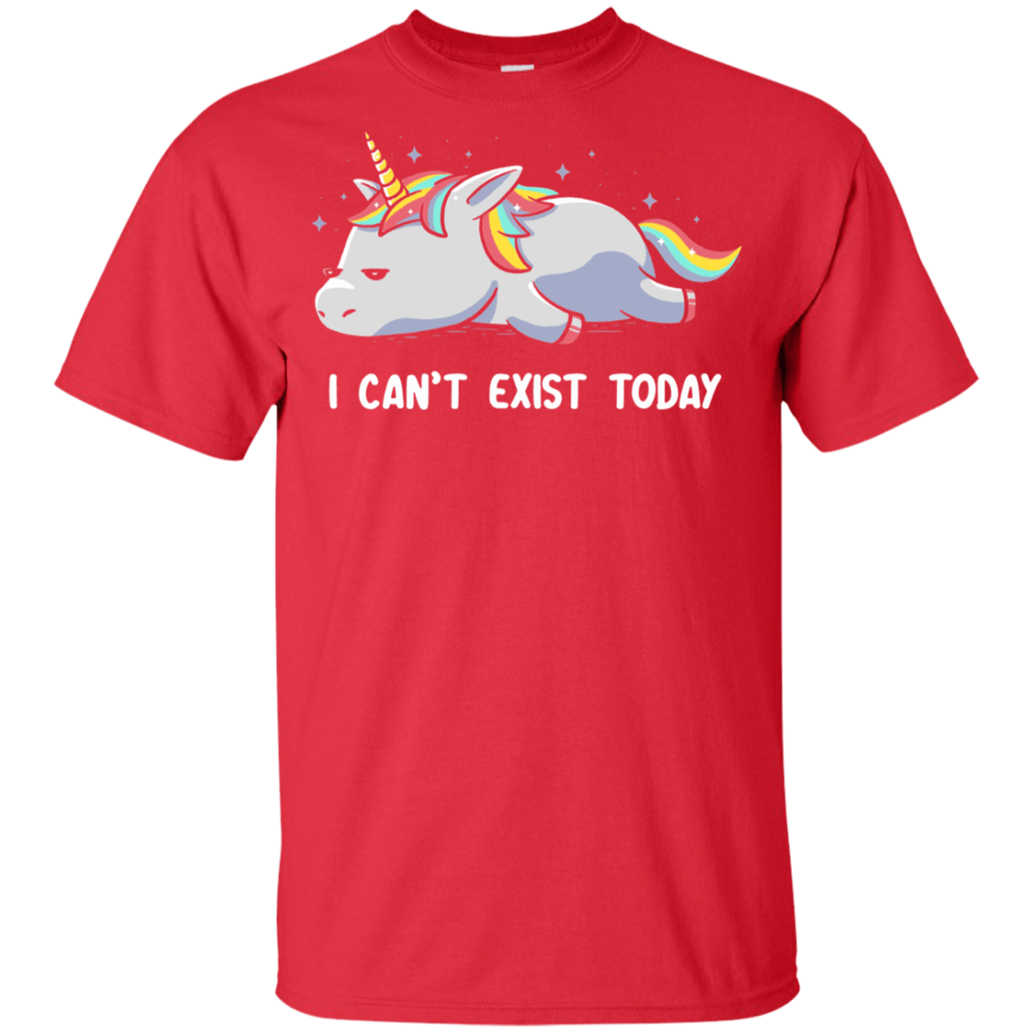 T-Shirts Red / YXS I Can't Exist Today Youth T-Shirt