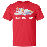 T-Shirts Red / YXS I Can't Exist Today Youth T-Shirt