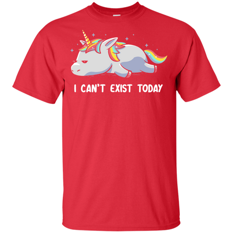 T-Shirts Red / YXS I Can't Exist Today Youth T-Shirt