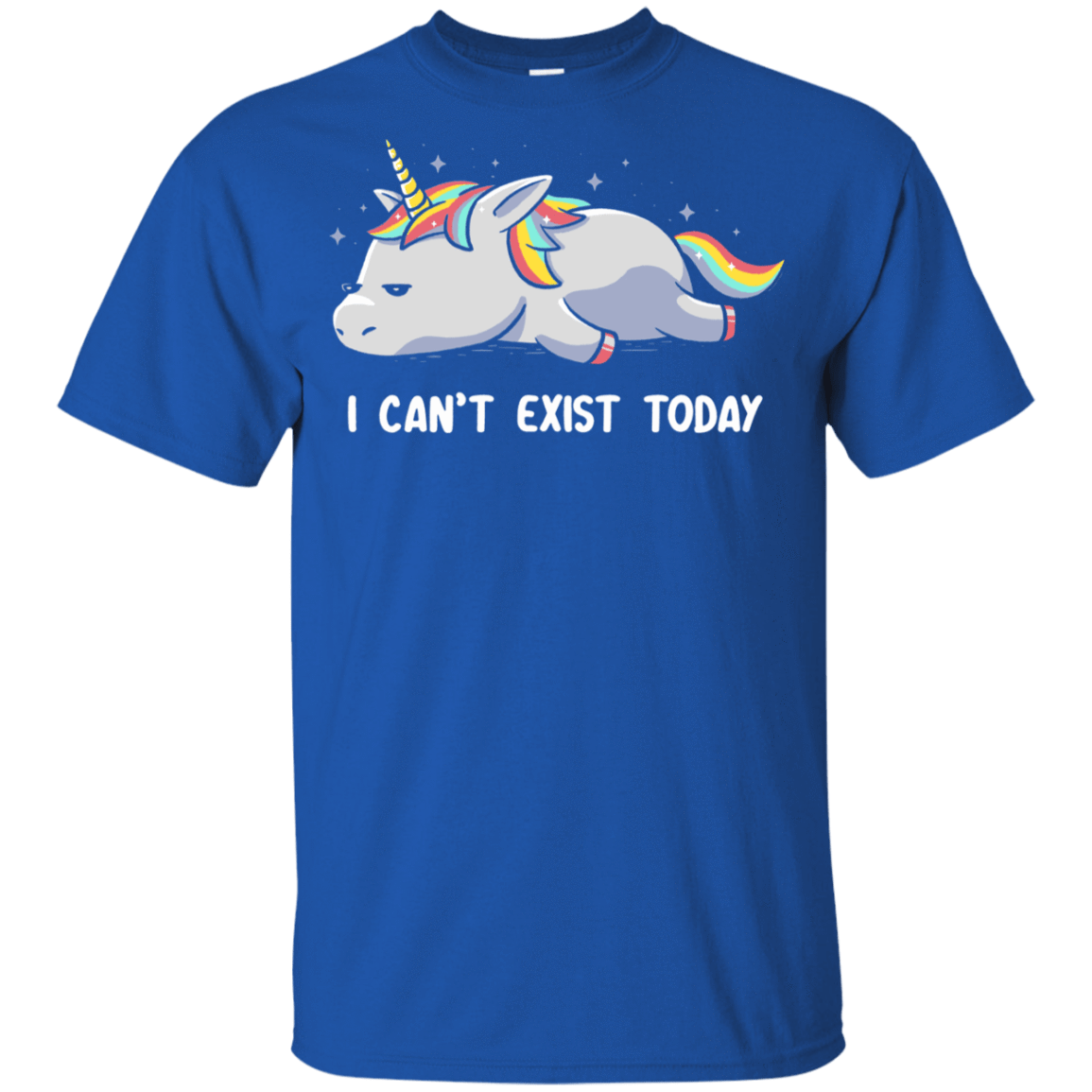 T-Shirts Royal / YXS I Can't Exist Today Youth T-Shirt