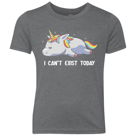 T-Shirts Premium Heather / YXS I Can't Exist Today Youth Triblend T-Shirt