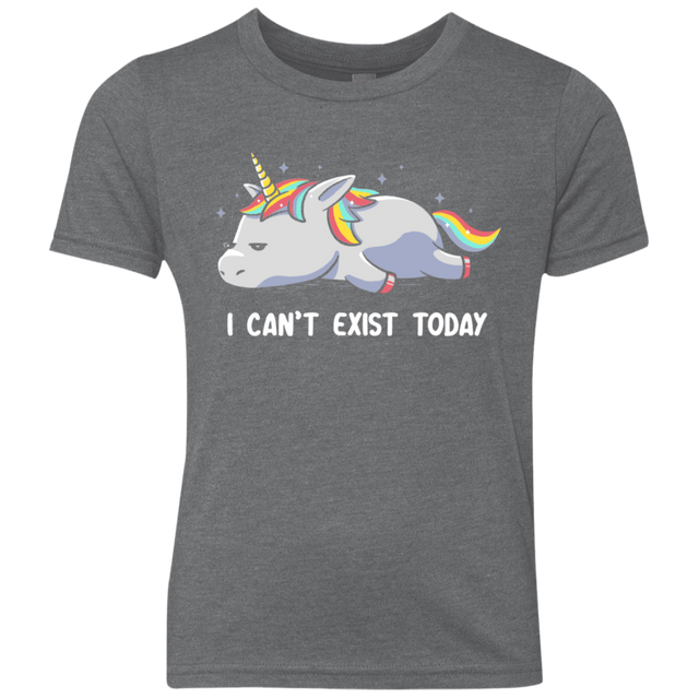 T-Shirts Premium Heather / YXS I Can't Exist Today Youth Triblend T-Shirt