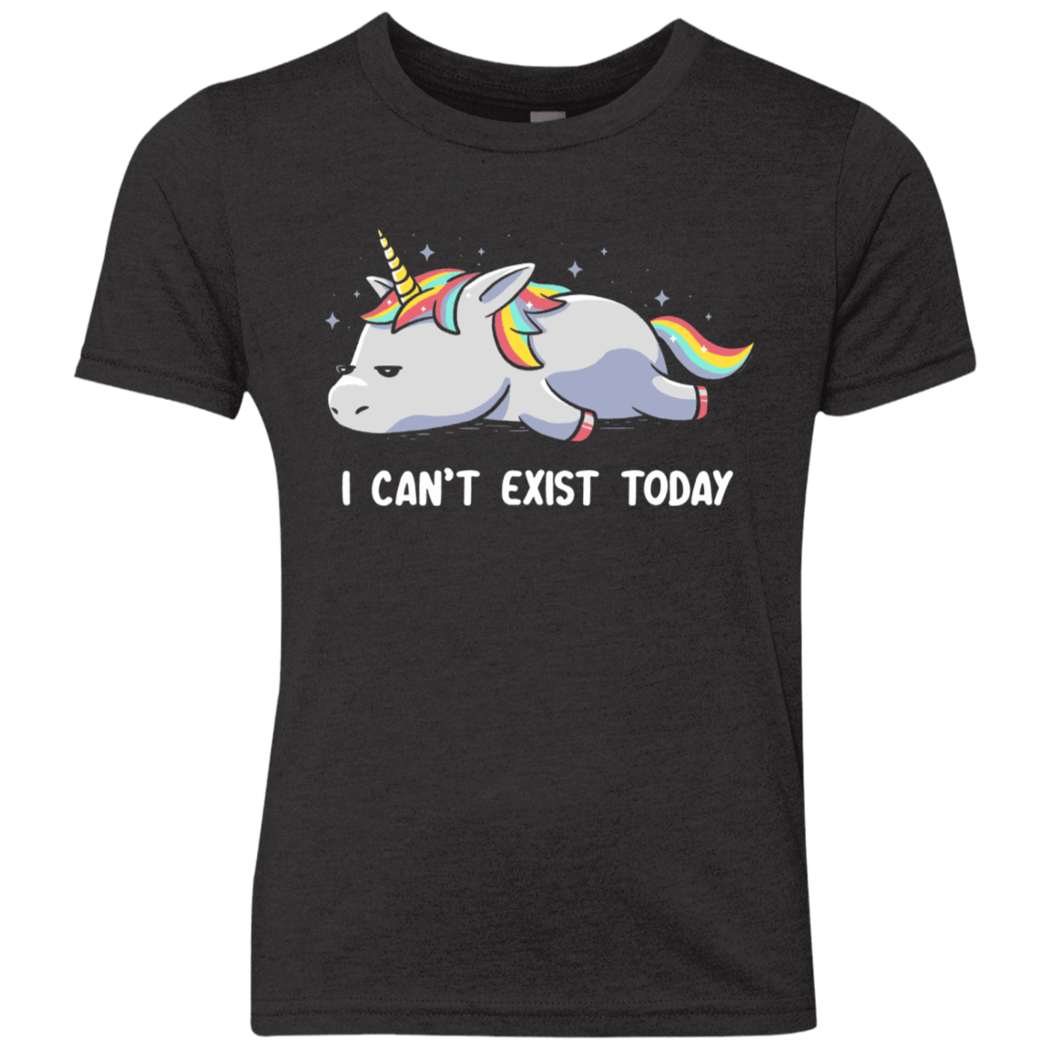 T-Shirts Vintage Black / YXS I Can't Exist Today Youth Triblend T-Shirt