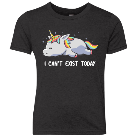 T-Shirts Vintage Black / YXS I Can't Exist Today Youth Triblend T-Shirt
