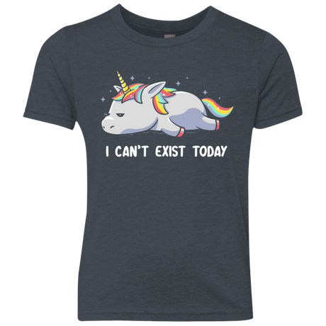 T-Shirts Vintage Navy / YXS I Can't Exist Today Youth Triblend T-Shirt