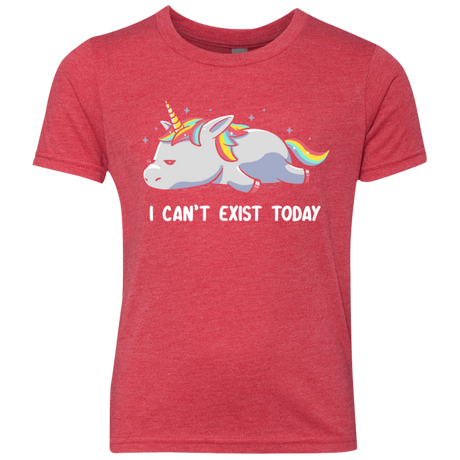 T-Shirts Vintage Red / YXS I Can't Exist Today Youth Triblend T-Shirt