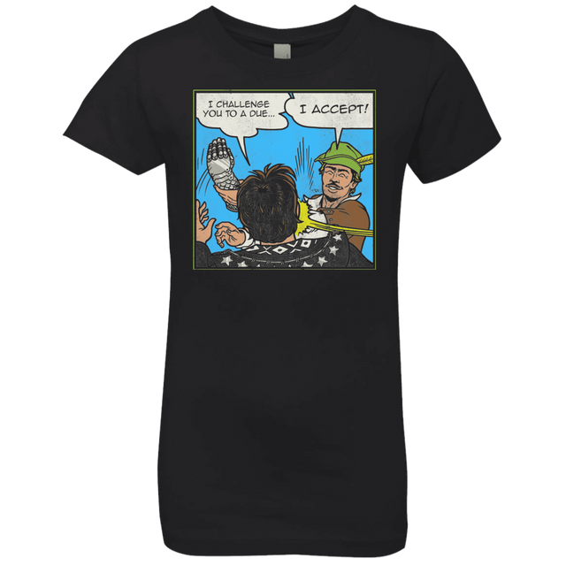 T-Shirts Black / YXS I Challenge You to a Duel Girls Premium T-Shirt
