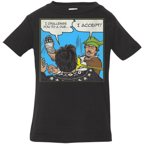 T-Shirts Black / 6 Months I Challenge You to a Duel Infant Premium T-Shirt