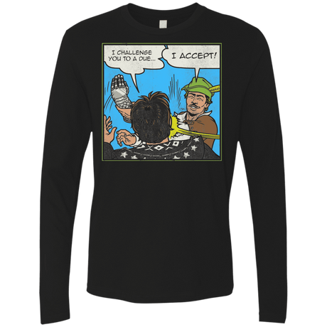 T-Shirts Black / S I Challenge You to a Duel Men's Premium Long Sleeve