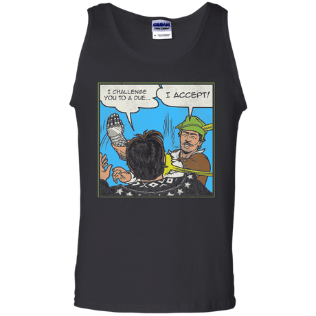 T-Shirts Black / S I Challenge You to a Duel Men's Tank Top