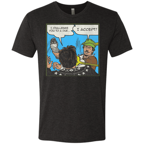 T-Shirts Vintage Black / S I Challenge You to a Duel Men's Triblend T-Shirt