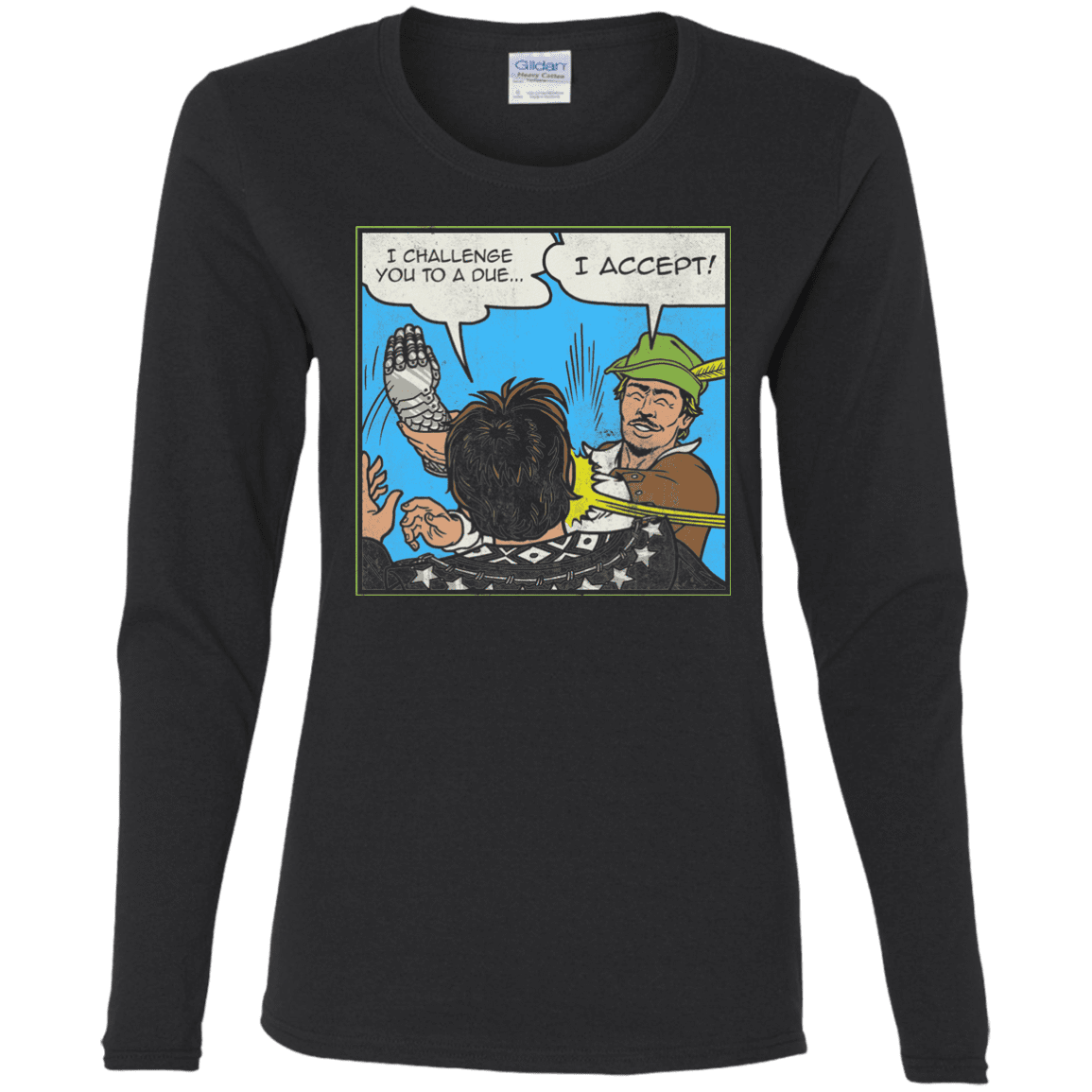 T-Shirts Black / S I Challenge You to a Duel Women's Long Sleeve T-Shirt