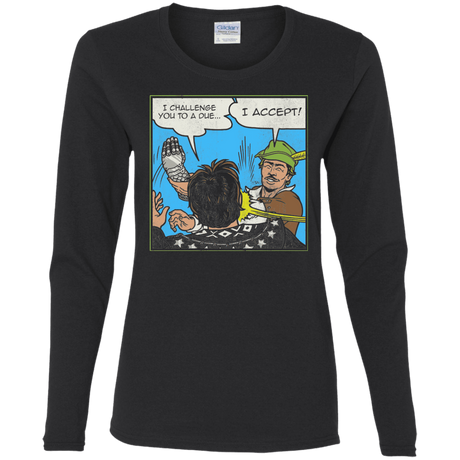 T-Shirts Black / S I Challenge You to a Duel Women's Long Sleeve T-Shirt
