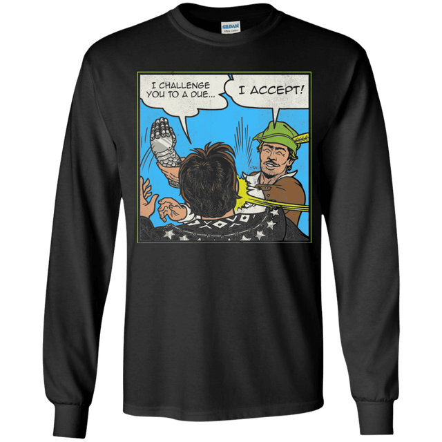 T-Shirts Black / YS I Challenge You to a Duel Youth Long Sleeve T-Shirt